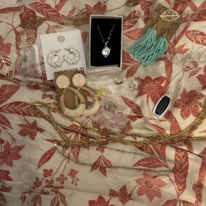 Gold and Silver Jewelry Set